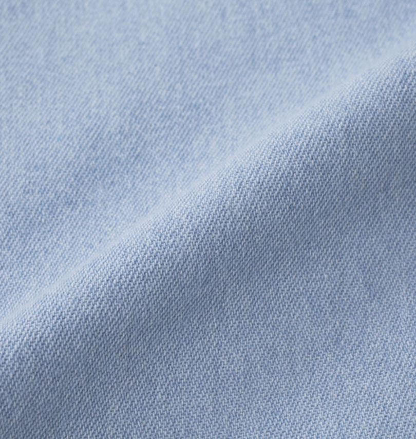 大きいサイズ メンズ Mc.S.P (エムシーエスピー) 6オンスリサイクルデニムB.D長袖シャツ
                        生地拡大