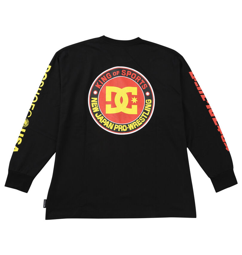 大きいサイズ メンズ DCSHOES×新日本プロレス (ディーシーシューズ×シンニホンプロレス) NJPW 長袖Tシャツ
                        バックスタイル
