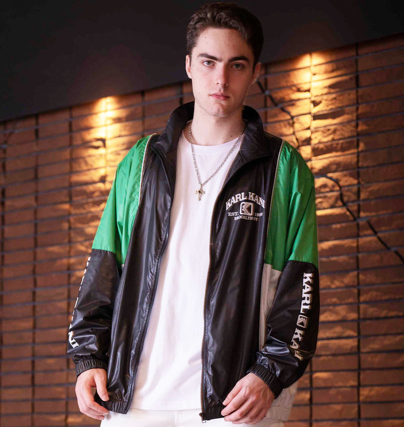 大きいサイズ メンズ KARL KANI (カール カナイ) マイクロタフタ裏地付ジャケット
                        