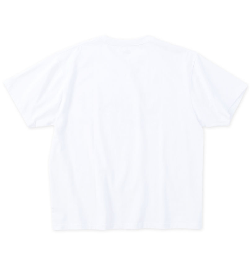 大きいサイズ メンズ NEW ERA (ニューエラ) ペイズリーフラッグロゴ半袖Tシャツ バックスタイル