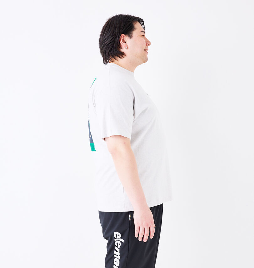 大きいサイズ メンズ ELEMENT (エレメント) TAG SQUARE半袖Tシャツ
