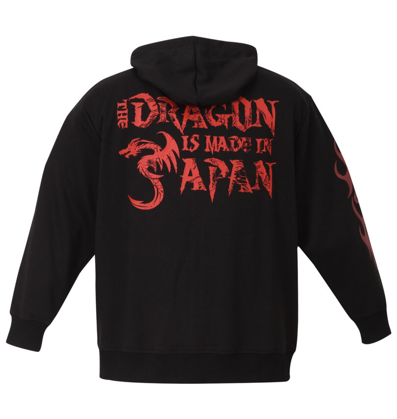 大きいサイズ メンズ 新日本プロレス (シンニホンプロレス) フルジップパーカー
                        バックスタイル