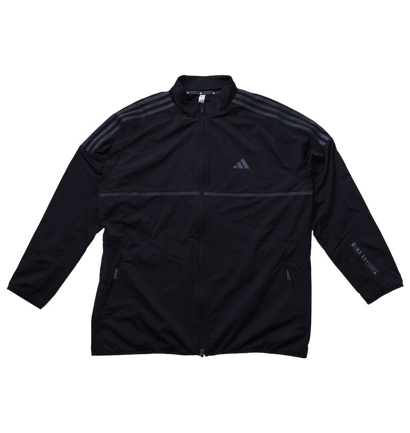 大きいサイズ メンズ adidas golf (アディダスゴルフ) WIND.RDYスリーストライプスフルジップウインドジャケット
                        