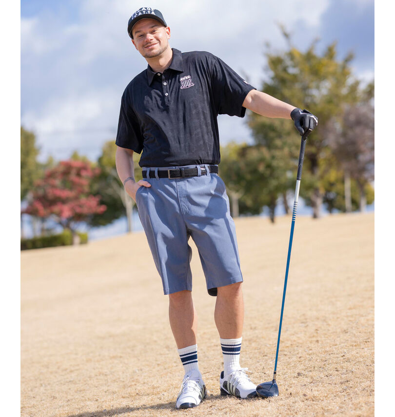 大きいサイズ メンズ FILA GOLF (フィラゴルフ) コードレーンハーフパンツ
                        