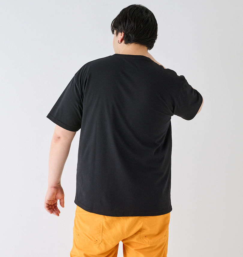 大きいサイズ メンズ SMILEY FACE (スマイリーフェイス) T/C天竺サガラ刺繍半袖Tシャツ
                        