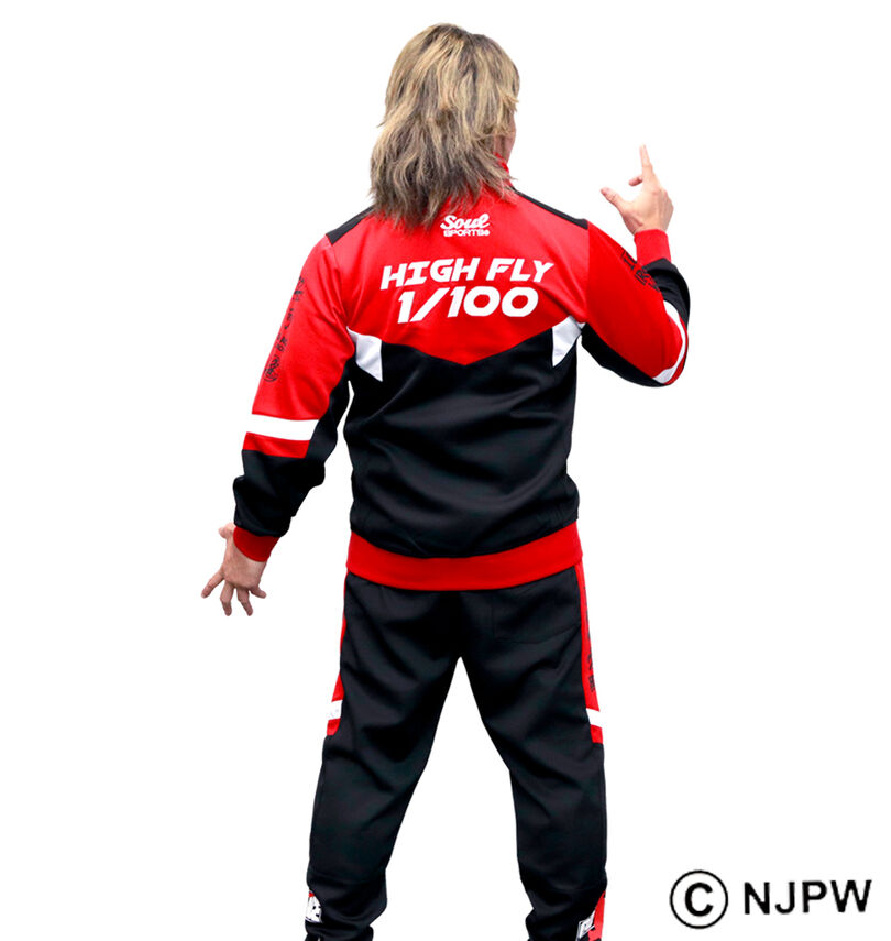 大きいサイズ メンズ SOUL SPORTS×新日本プロレス (ソウル×シンニホンプロレス) 棚橋弘至長袖ジャージセット
                        