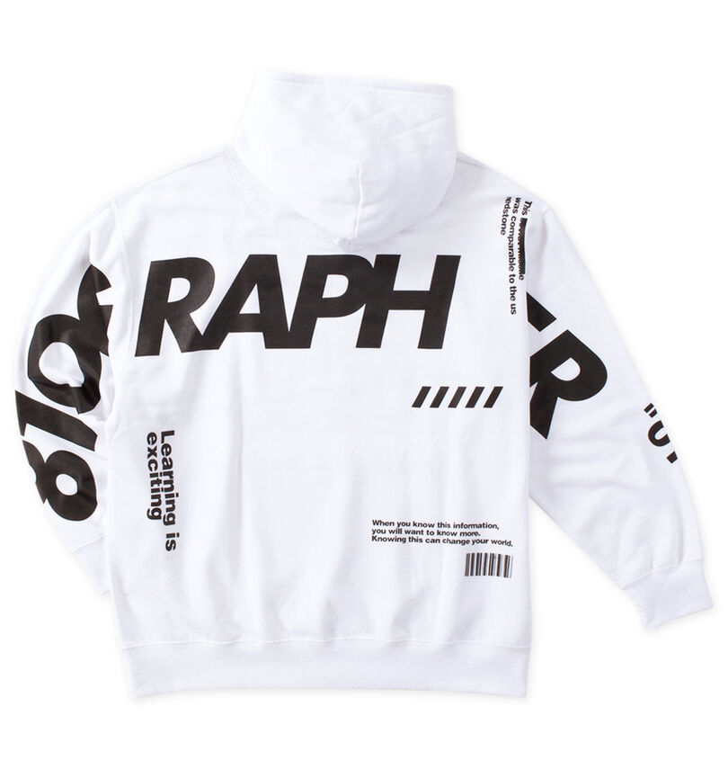 大きいサイズ メンズ b-one-soul (ビーワンソウル) プルパーカー
                        バックスタイル