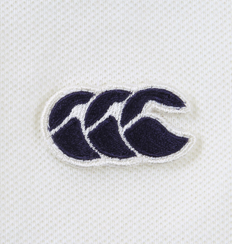 大きいサイズ メンズ canterbury (カンタベリー) ラガー半袖ポロシャツ
                        ワッペン