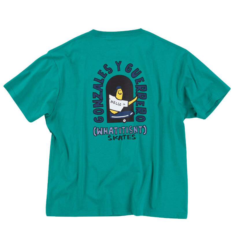 大きいサイズ メンズ (What it isNt) (ワットイットイズント) 半袖×長袖レイヤードTシャツ
                        半袖T