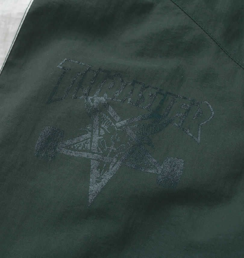 大きいサイズ メンズ THRASHER (スラッシャー) ナイロンワッシャー裏メッシュパンツ
プリント拡大