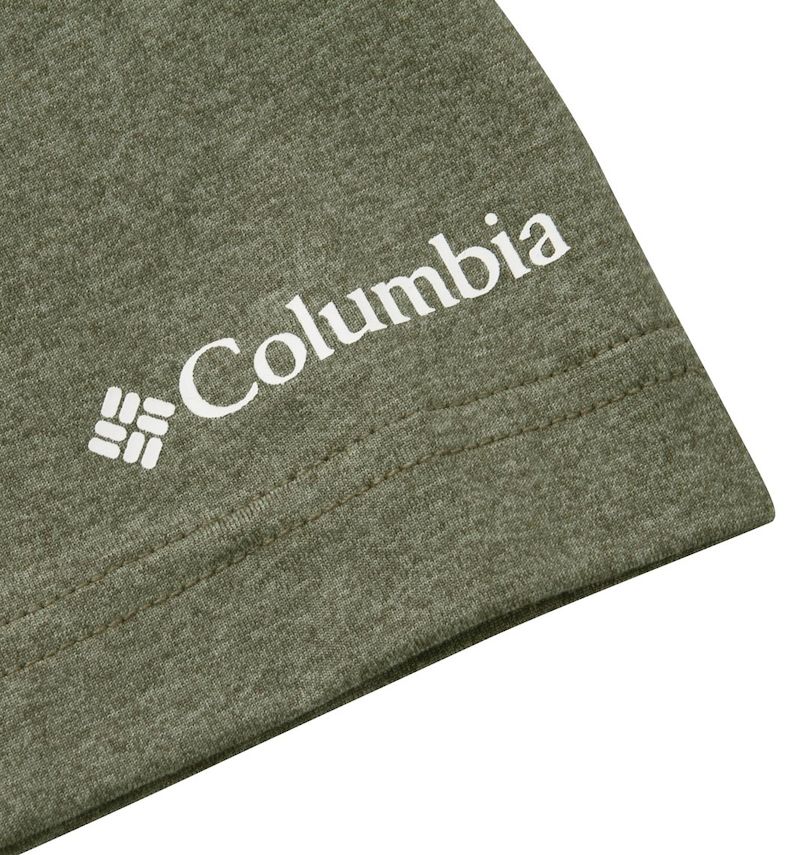 大きいサイズ メンズ Columbia (コロンビア) テックトレイルフロントグラフィックショートスリーブTシャツ 左袖プリント