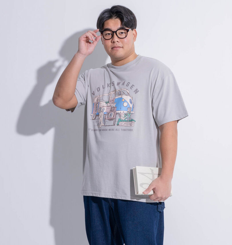 大きいサイズ メンズ VOLKSWAGEN (フォルクスワーゲン) 天竺半袖Tシャツ
                        