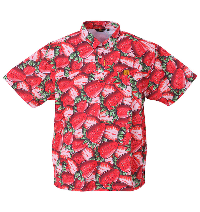 大きいサイズ メンズ LOUDMOUTH (ラウドマウス) 鹿の子柄半袖シャツ
                        