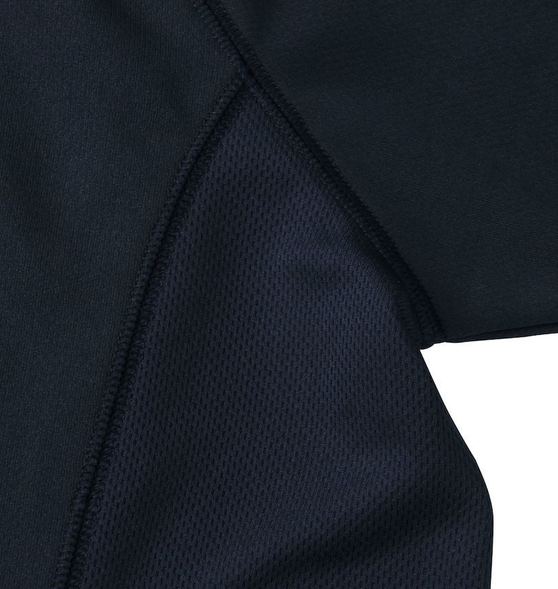 大きいサイズ メンズ Phiten (ファイテン) RAKUシャツSPORTSドライメッシュ半袖Tシャツ サイド：表メッシュ