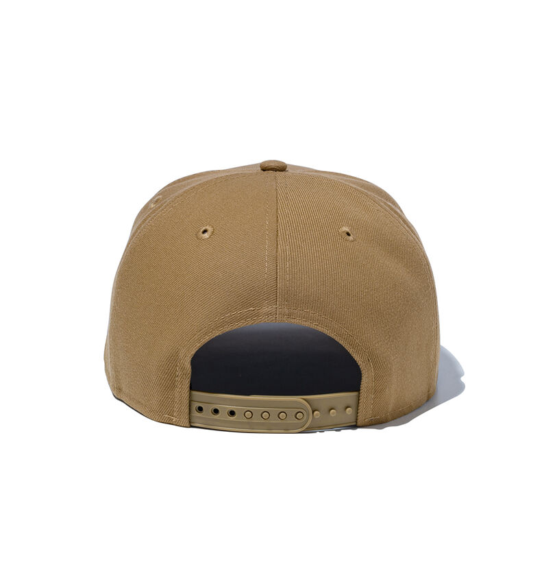 大きいサイズ メンズ NEW ERA (ニューエラ) 9FIFTYクラシックロゴカーキ×ホワイトキャップ
                        バックスタイル