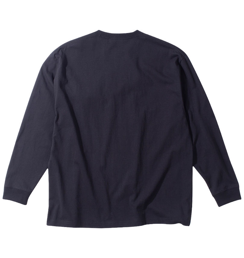 大きいサイズ メンズ BEN DAVIS (ベン デイビス) ピスポケット付長袖Tシャツ
                        バックスタイル