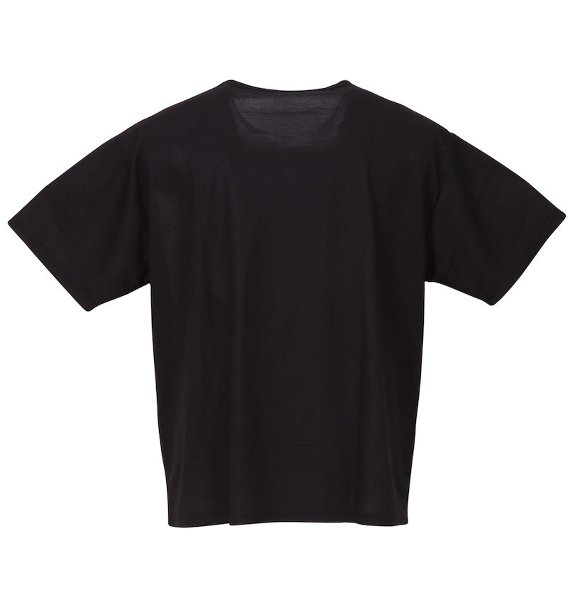 大きいサイズ メンズ PSYCHO NATION (サイコネーション) サイコベアジップ切替半袖Tシャツ バックスタイル
