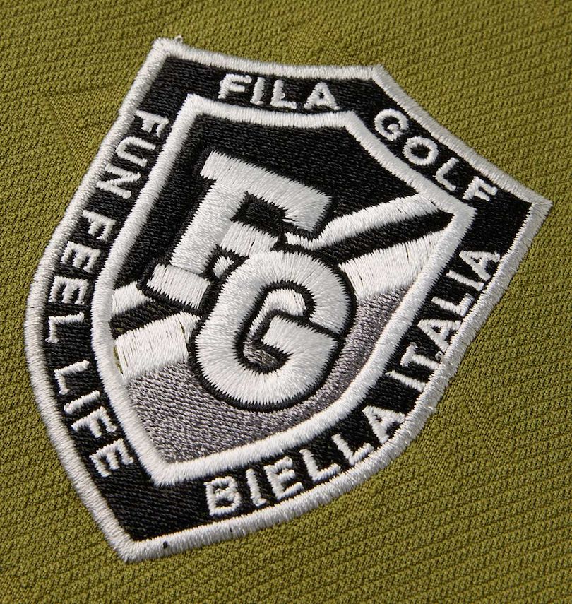 大きいサイズ メンズ FILA GOLF (フィラゴルフ) 半袖シャツ+インナーセット 刺繍