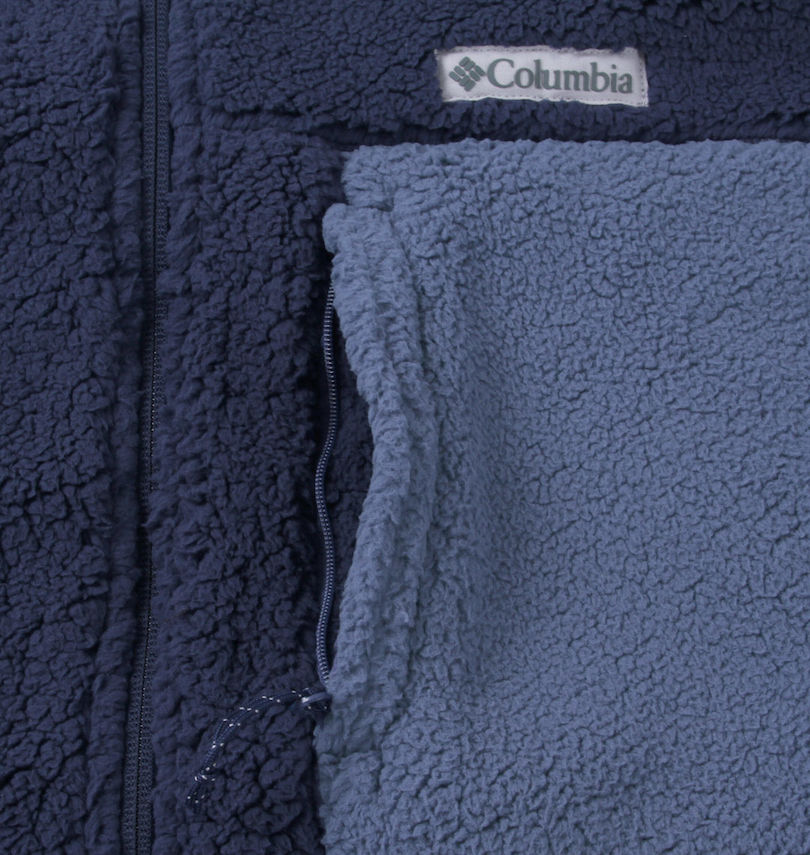 大きいサイズ メンズ Columbia (コロンビア) マウンテンサイドヘビーウェイトフリース 胸ポケット