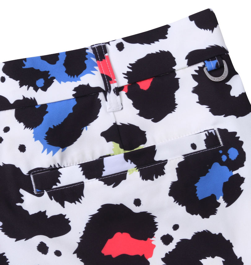 大きいサイズ メンズ LOUDMOUTH (ラウドマウス) ストレッチツイル柄ハーフパンツ
                        