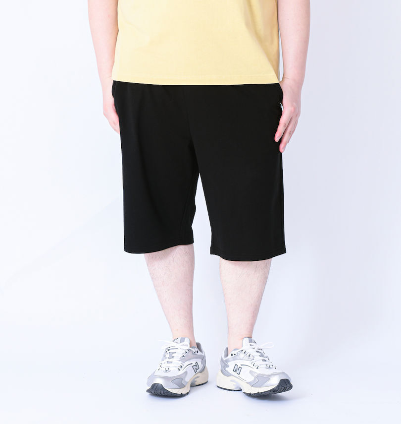 大きいサイズ メンズ Mc.S.P (エムシーエスピー) 裏毛ハーフパンツ
                        身長：182cm/ウエスト：114cm/着用サイズ：3L