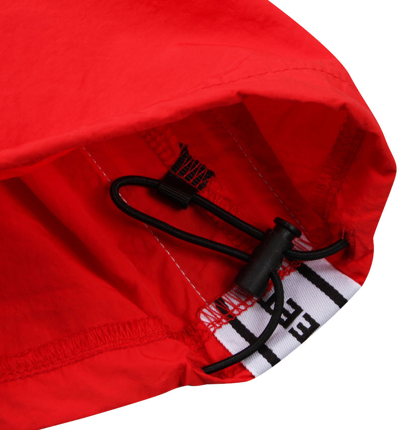 大きいサイズ メンズ SY32 by SWEET YEARS (エスワイサーティトゥバイスィートイヤーズ) テープデザインナイロンパンツ
                        裾調節ドローコード