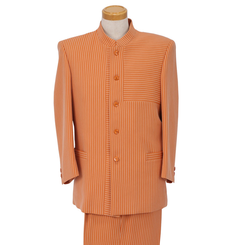 大きいサイズ メンズ  切替マオカラースーツ 