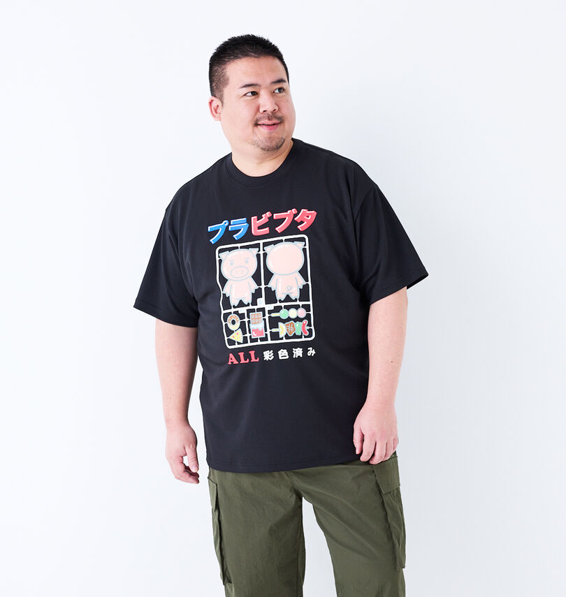 大きいサイズ メンズ 豊天 (ブーデン) プラビブタDRYハニカムメッシュ半袖Tシャツ
                        身長：176.5cm/バスト：118cm/着用サイズ：3L