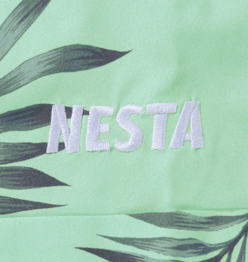 大きいサイズ メンズ NESTA BRAND (ネスタブランド) オープンカラー半袖シャツ 刺繍