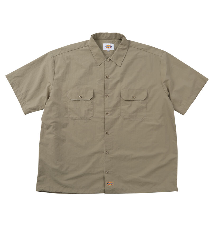 大きいサイズ メンズ DICKIES (ディッキーズ) ナイロンタッサー半袖ワークシャツ