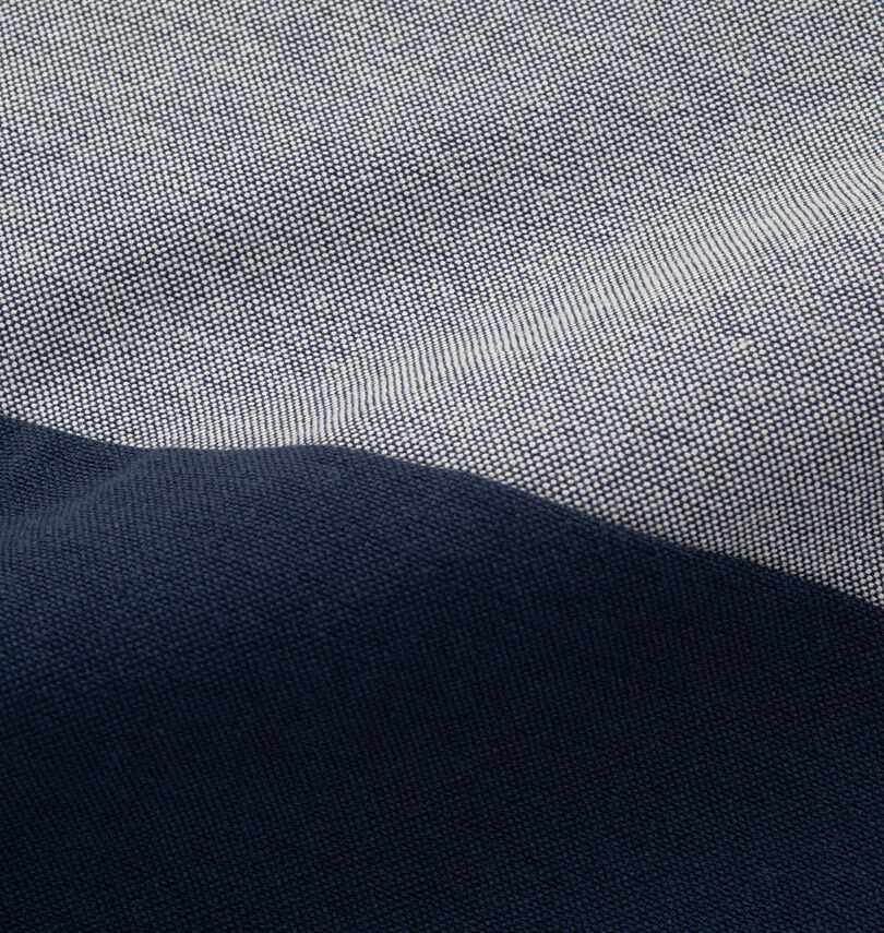 大きいサイズ メンズ H by FIGER (エイチバイフィガー) CVCオックス縦切替長袖B.Dシャツ
                        生地拡大