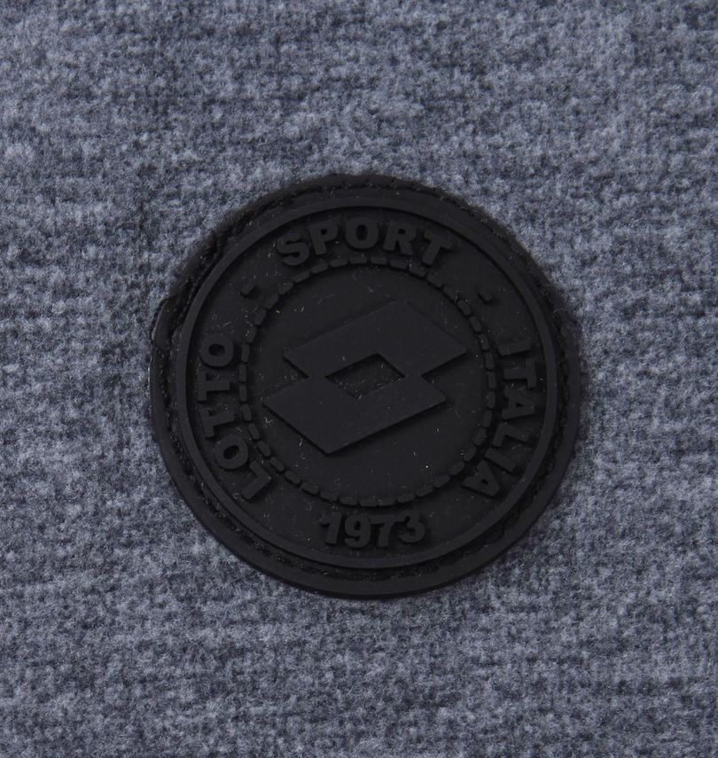 大きいサイズ メンズ LOTTO (ロット) ハーフジップ杢マイクロフリース
ラバーワッペン