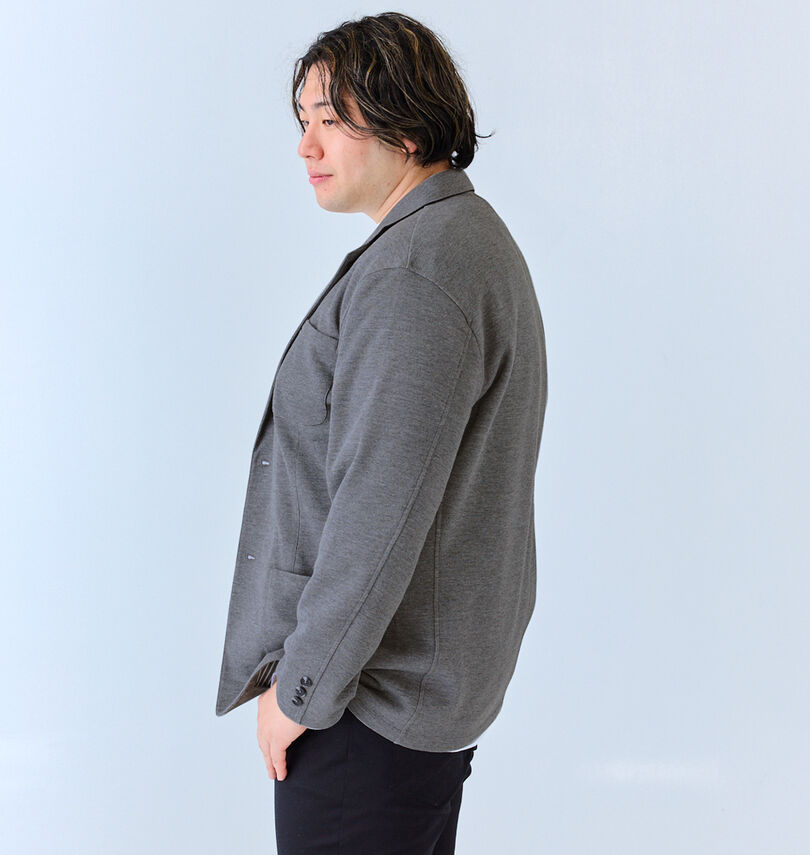 大きいサイズ メンズ Mc.S.P (エムシーエスピー) 裏ボーダーカットジャケット
                        