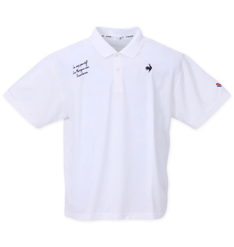 大きいサイズ メンズ LE COQ SPORTIF (ルコックスポルティフ) ヘランカSUNSCREEN鹿の子半袖ポロシャツ
                        