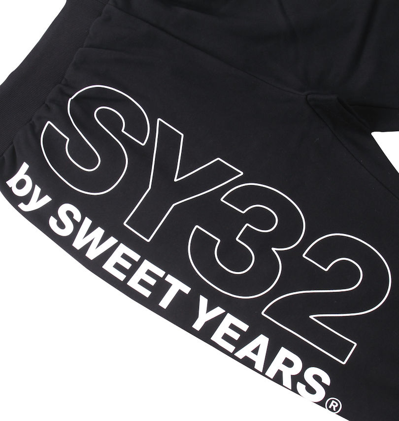 大きいサイズ メンズ SY32 by SWEET YEARS (エスワイサーティトゥバイスィートイヤーズ) バックビッグロゴスウェットパンツ バックプリント
