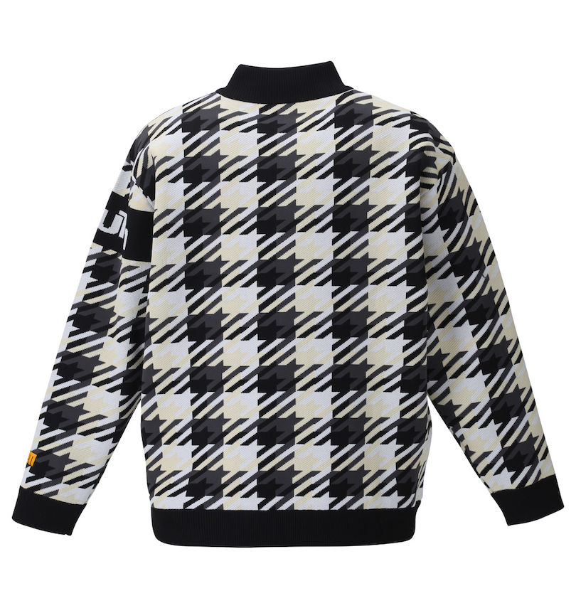 大きいサイズ メンズ LOUDMOUTH (ラウドマウス) 裏蓄熱軽量ニットジャケット
                        バックスタイル