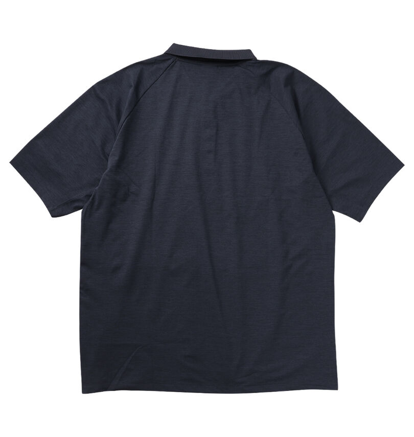 大きいサイズ メンズ canterbury (カンタベリー) MEDIA半袖ポロシャツ
                        バックスタイル