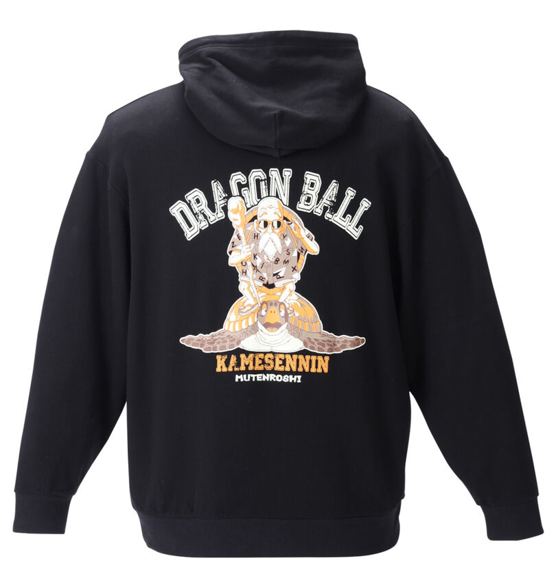 大きいサイズ メンズ DRAGON BALL (ドラゴンボール) 裏毛プルパーカー
                        バックスタイル