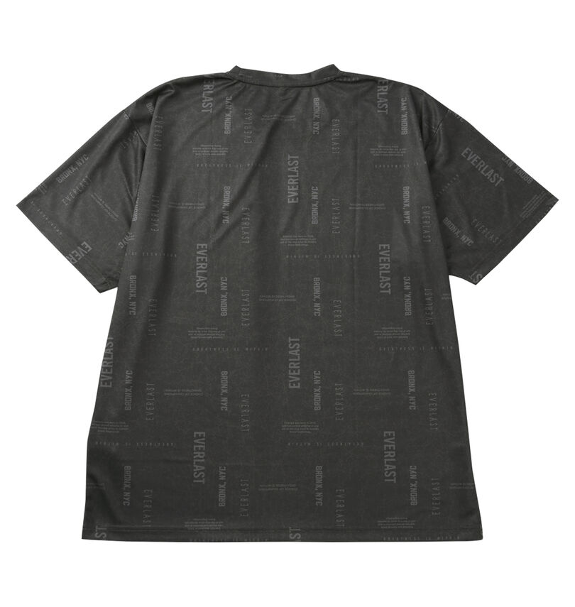 大きいサイズ メンズ EVERLAST (エバーラスト) 総柄プリント半袖Tシャツ
                        バックスタイル