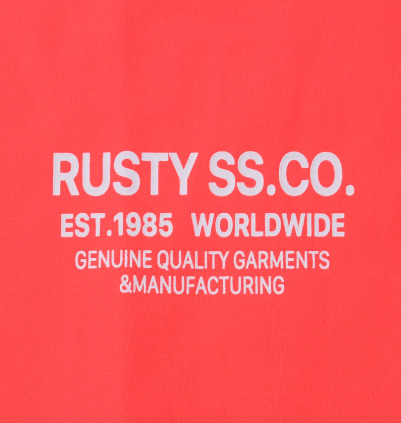大きいサイズ メンズ RUSTY (ラスティ) PEARTEX半袖Tシャツ 胸プリント