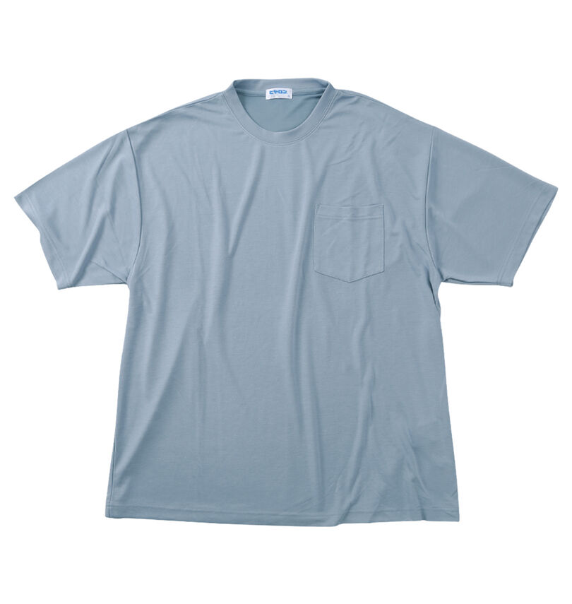 大きいサイズ メンズ ヒヤロン 接触冷感ポケット付半袖Tシャツ