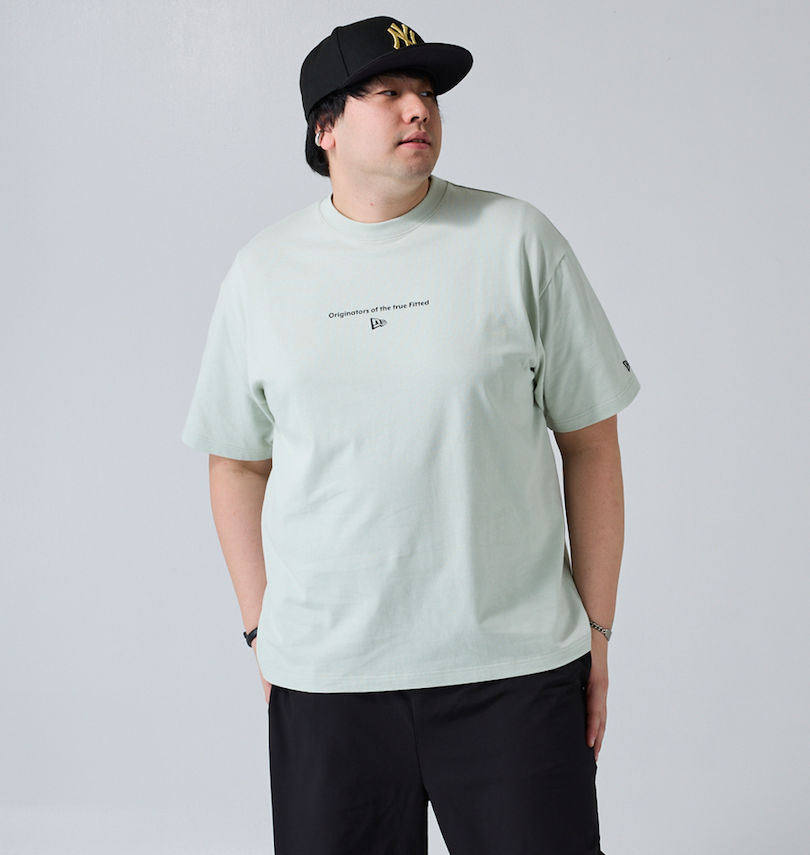 大きいサイズ メンズ NEW ERA (ニューエラ) サークルOOTTF半袖Tシャツ 