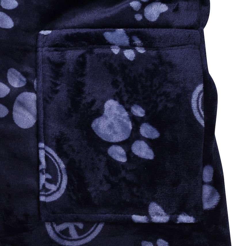 大きいサイズ メンズ 黒柴印和んこ堂 (クロシバジルシワンコドウ) ふわもこ半纏
                        ポケット