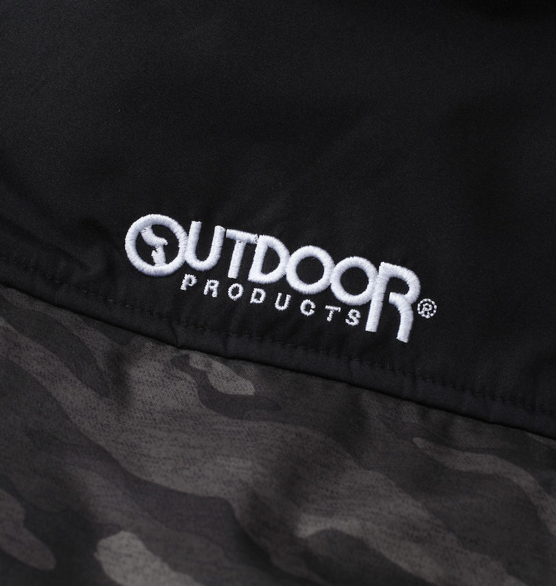大きいサイズ メンズ OUTDOOR PRODUCTS (アウトドア プロダクツ) デュスポ×裏フィルム中綿キルトジャケット 刺繍