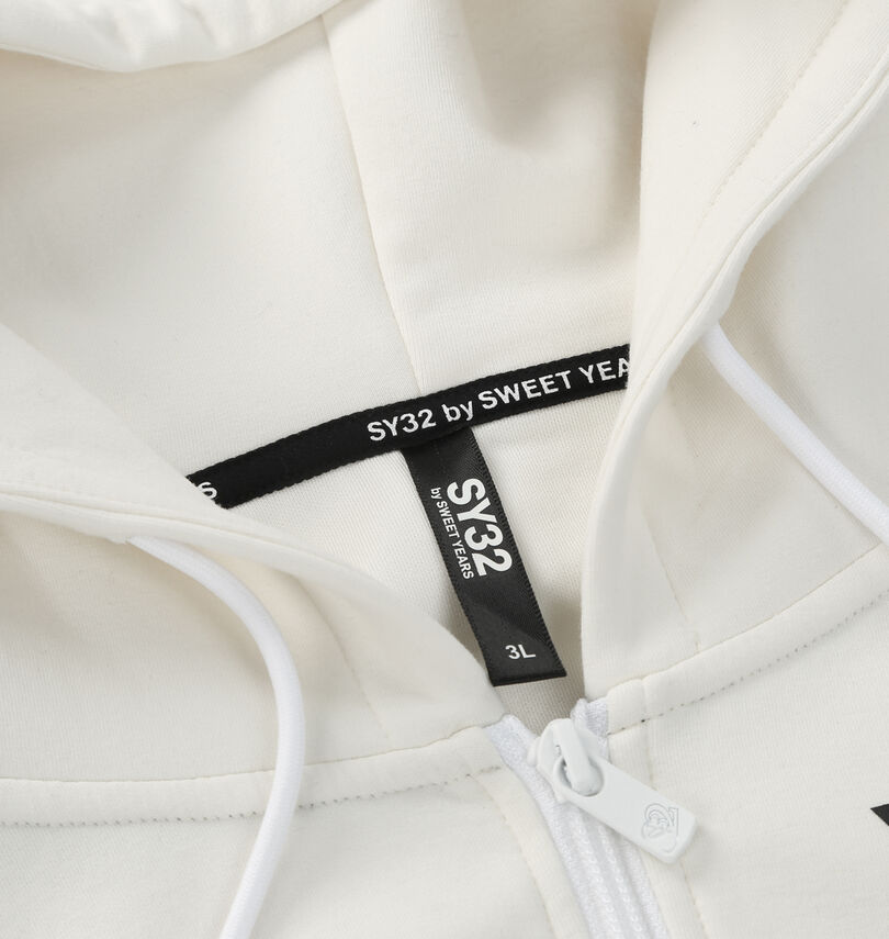 大きいサイズ メンズ SY32 by SWEET YEARS (エスワイサーティトゥバイスィートイヤーズ) アクティブ半袖フルジップパーカー
                        