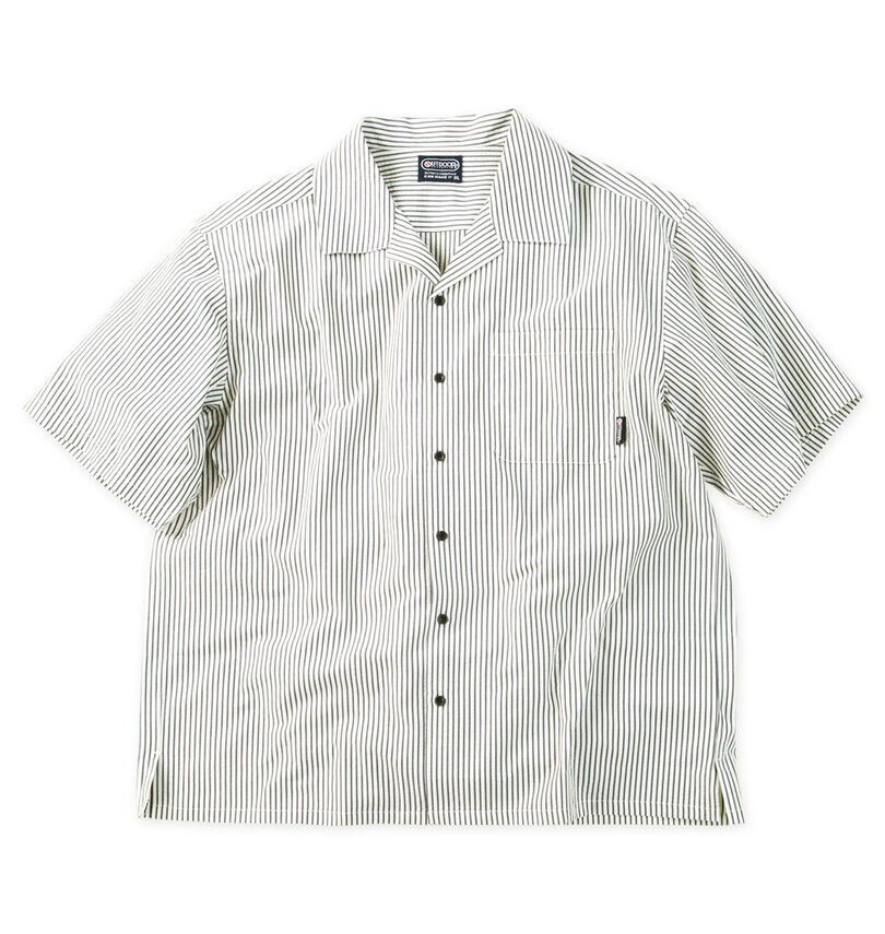 大きいサイズ メンズ OUTDOOR PRODUCTS (アウトドア プロダクツ) サッカー/ジャガード半袖オープンカラーシャツ
                        