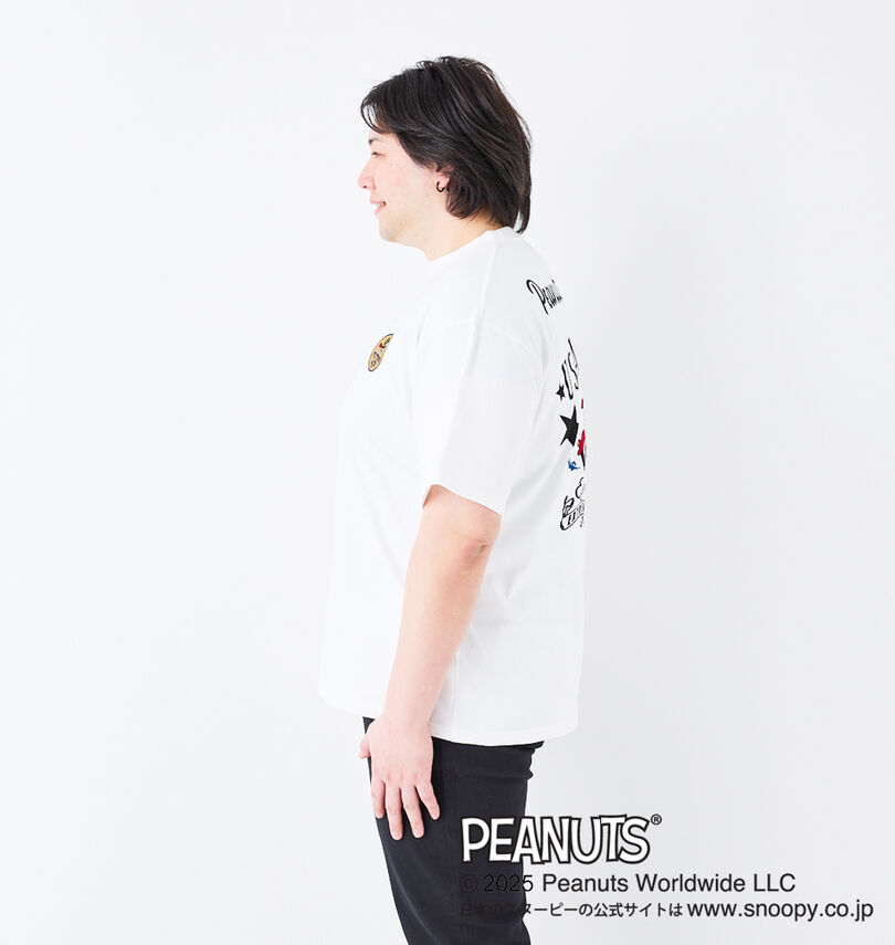 大きいサイズ メンズ FLAGSTAFF×PEANUTS (フラッグスタッフ) スヌーピーコラボ半袖Tシャツ
                        