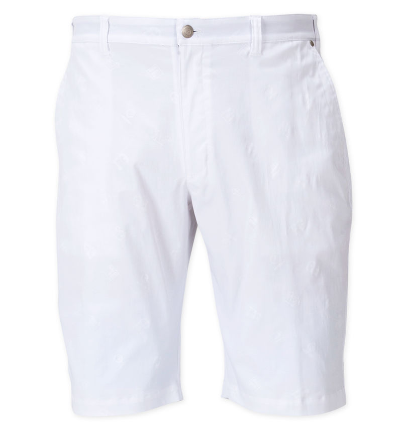 大きいサイズ メンズ FILA GOLF (フィラゴルフ) エンボスストレッチツイルハーフパンツ