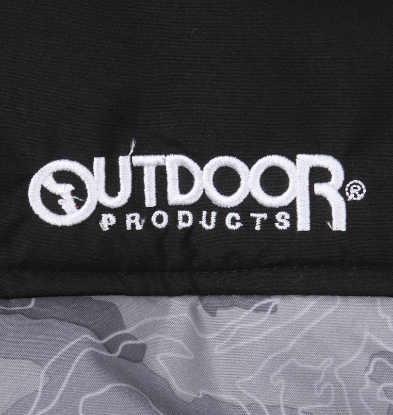 大きいサイズ メンズ OUTDOOR PRODUCTS (アウトドア プロダクツ) デュスポ×裏フィルム中綿キルトベスト 刺繍