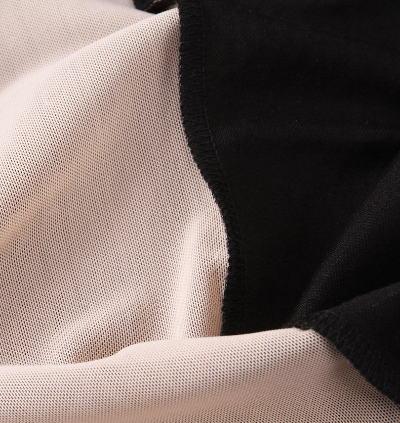 大きいサイズ メンズ 楽スマ (ラクスマ) 接触冷感樽型半袖ポロシャツ 裏地切替部分